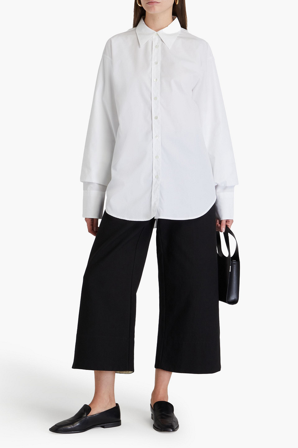 Bite Studios Cotton-poplin Shirt In White