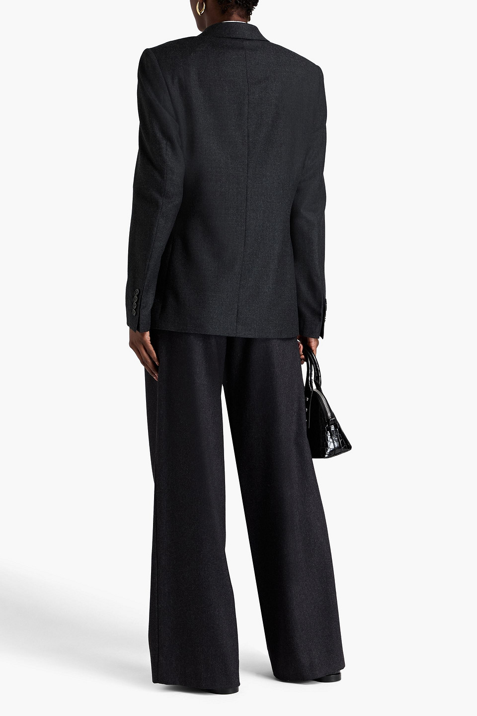  Bite Studios - Wool-twill Blazer - Gray - Uk 10 