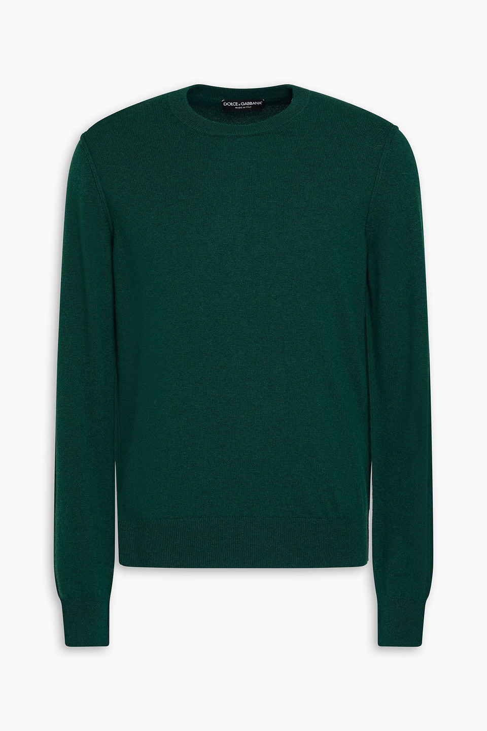 Dolce & Gabbana Cashmere Jumper In Forest Green