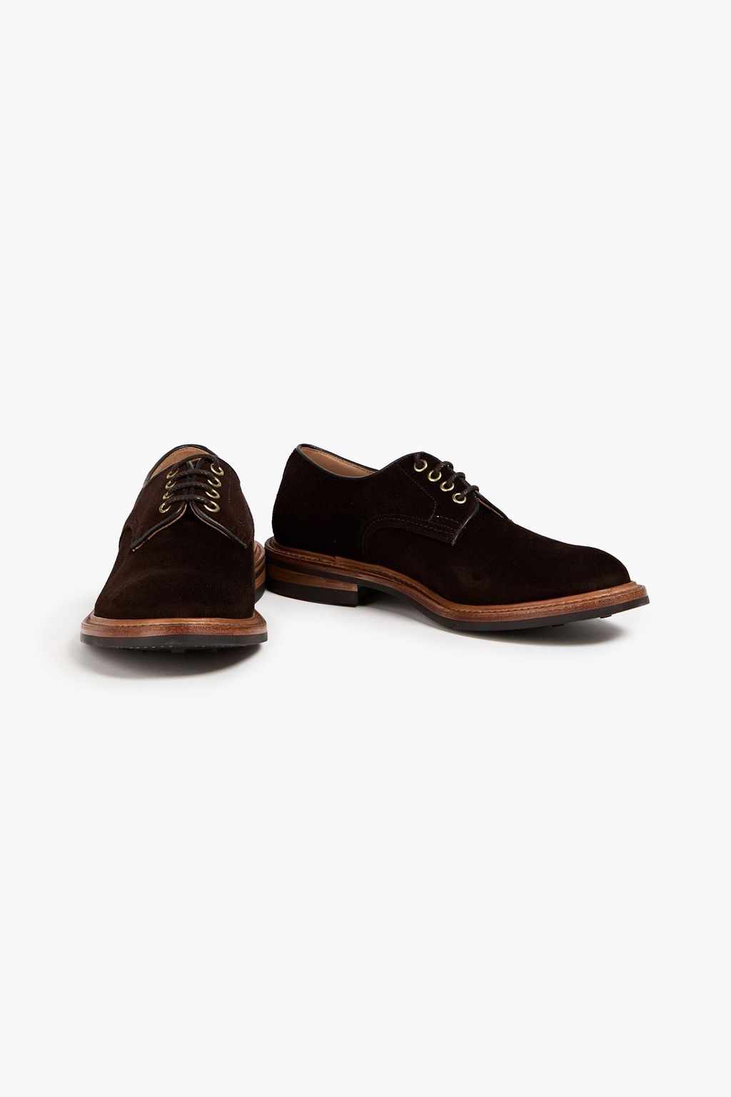 TRICKER'S حذاء ديربي من جلد السويد