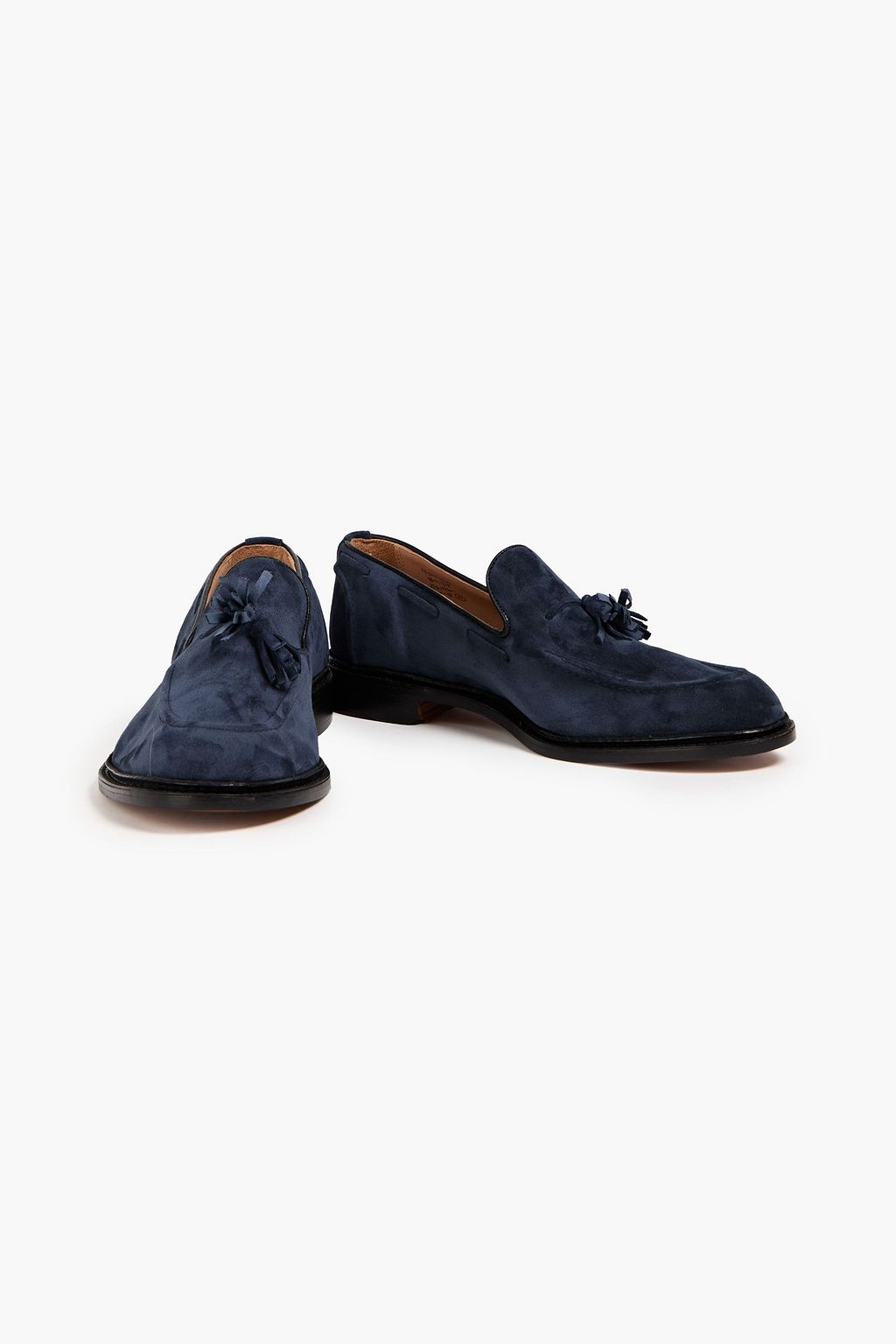 TRICKER'S حذاء لوفر من جلد السويد مزين بشرّابات