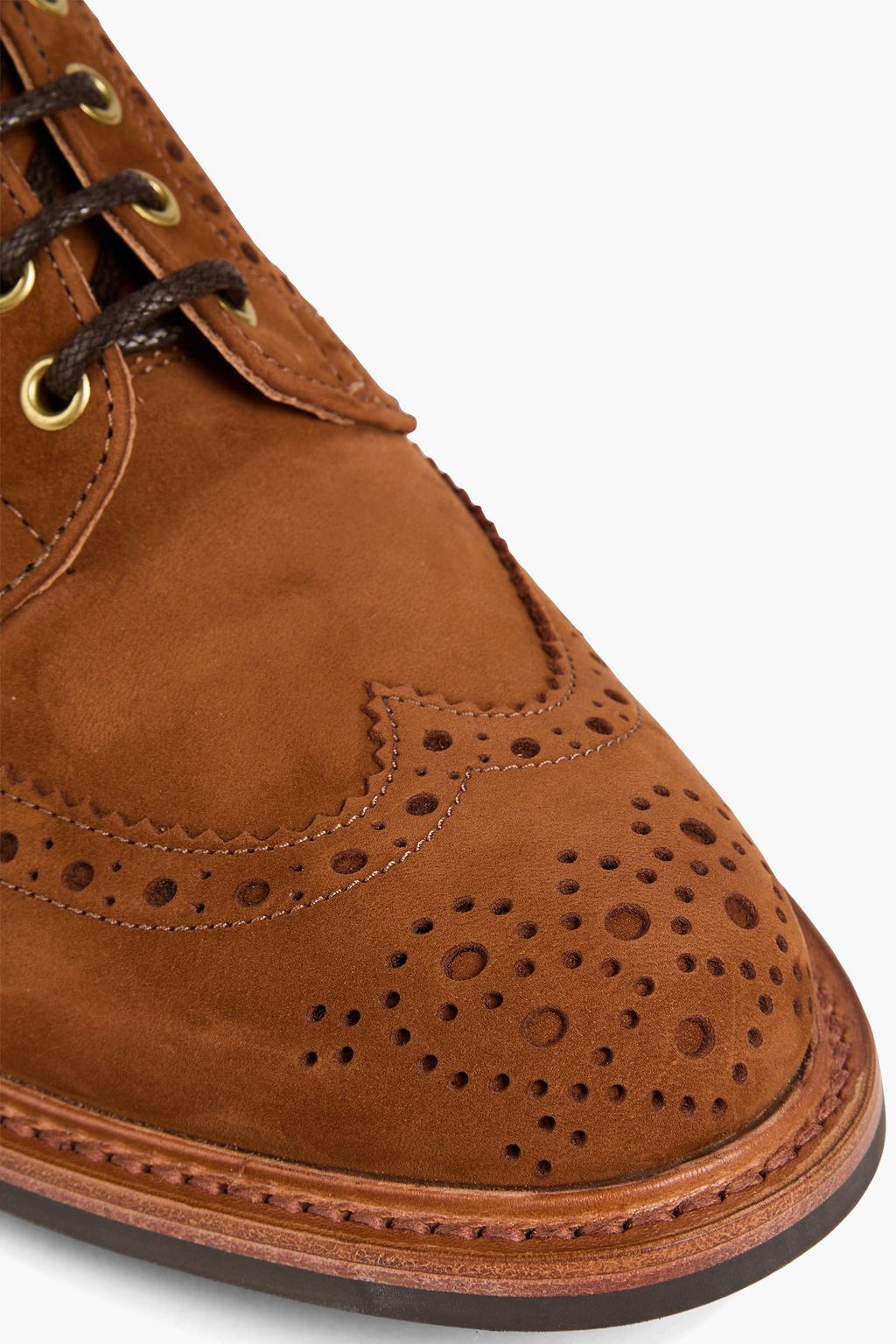 TRICKER'S حذاء بروغ من جلد النوبوك