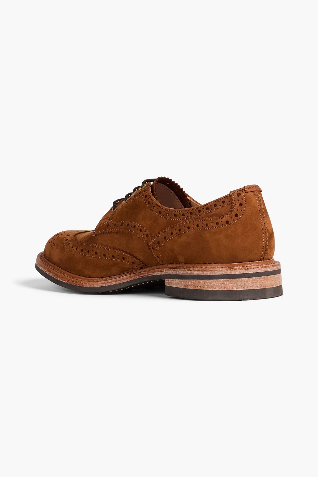TRICKER'S حذاء بروغ من جلد النوبوك