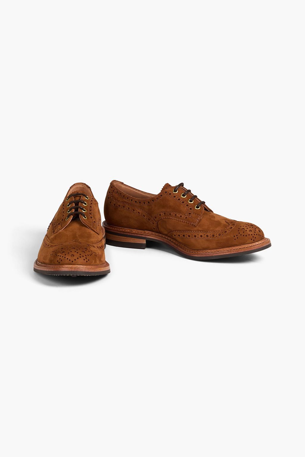 TRICKER'S حذاء بروغ من جلد النوبوك