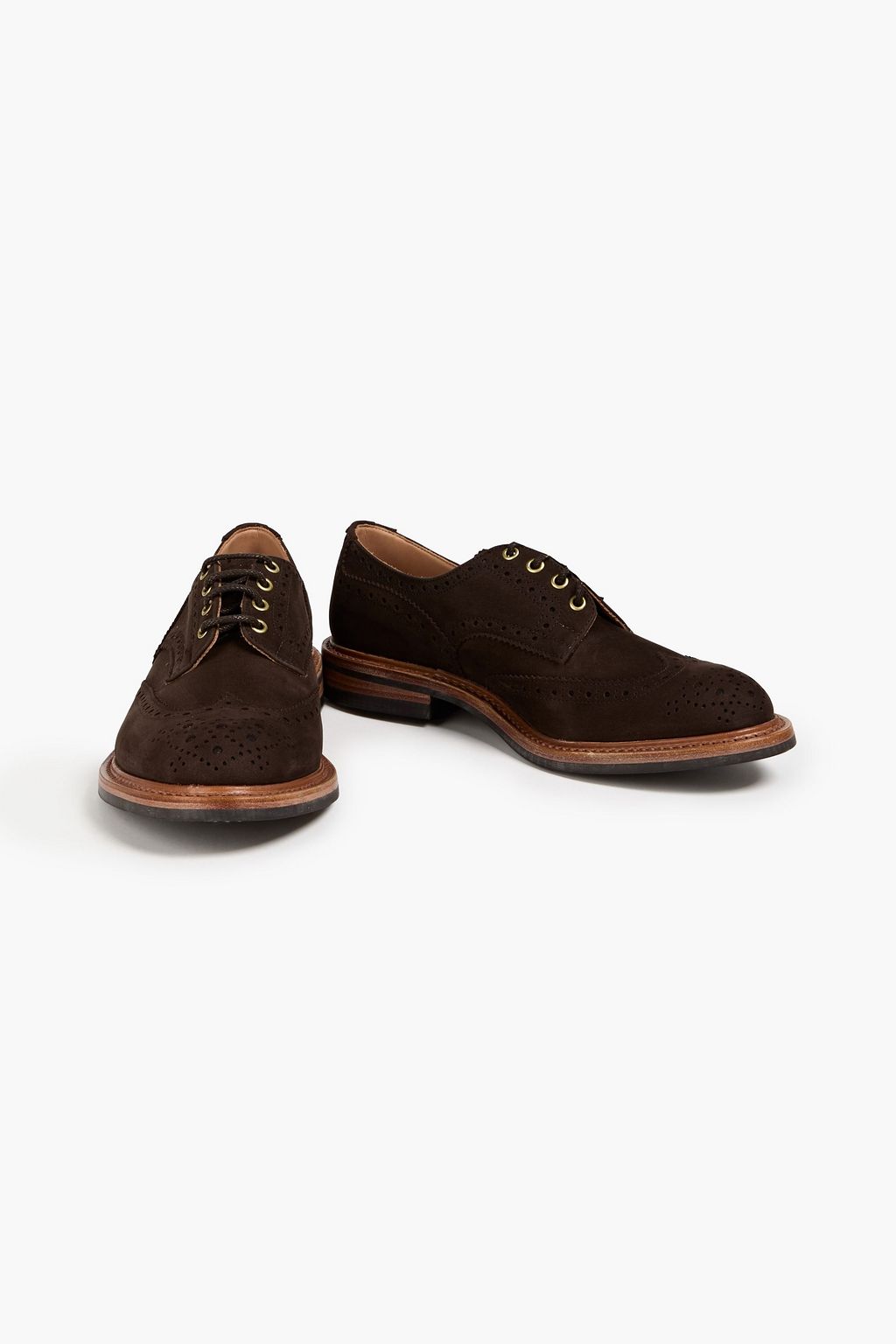 TRICKER'S حذاء بروغ من جلد النوبوك