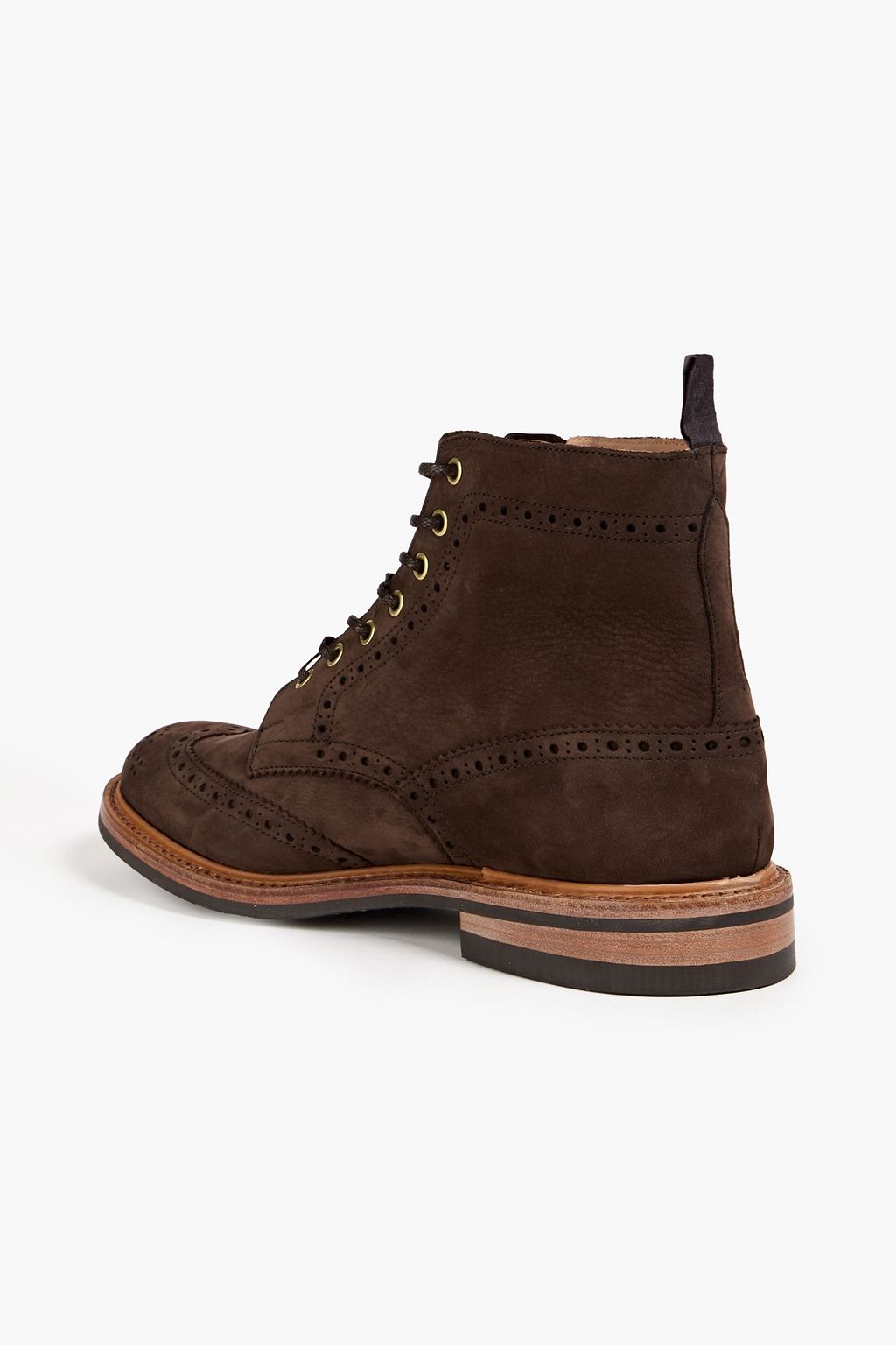 TRICKER'S بوت بروغ من جلد النوبوك