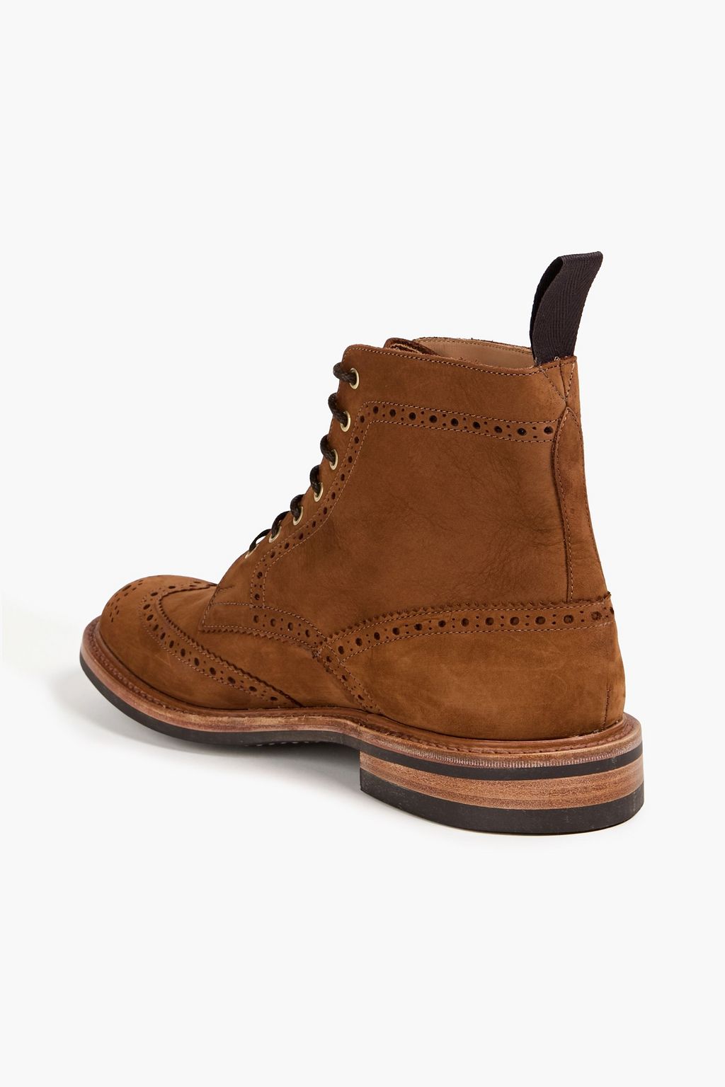 TRICKER'S بوت بروغ من جلد النوبوك