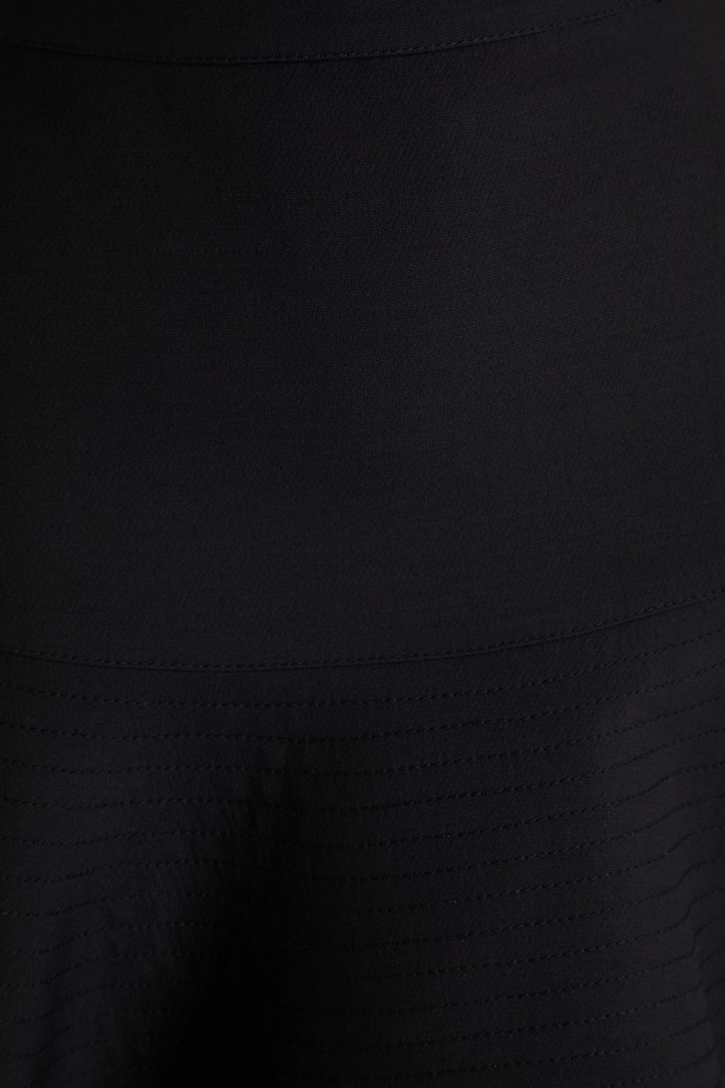 VALENTINO GARAVANI Ruffled wool-crepe mini skirt