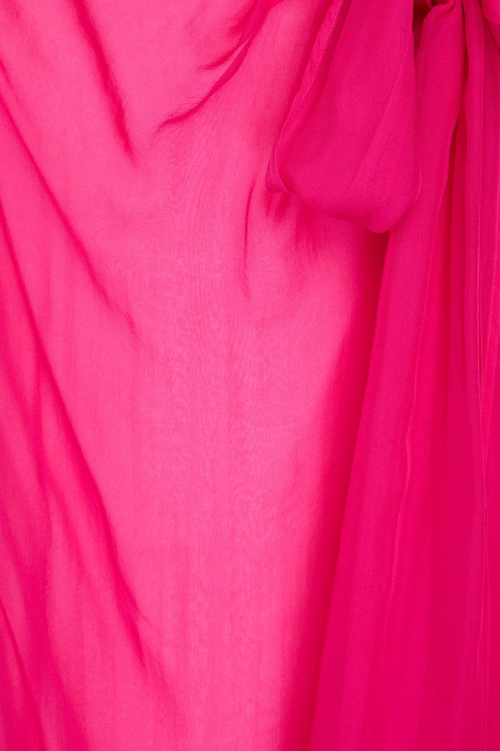 VALENTINO GARAVANI Pussy-bow silk-chiffon blouse