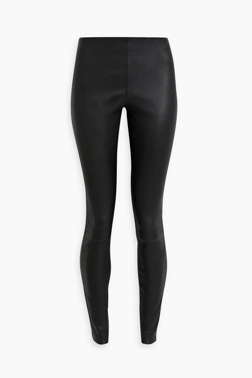 By Malene Birger Stretch-leather Leggings In Black