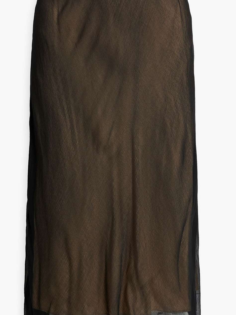 georgette midi skirt