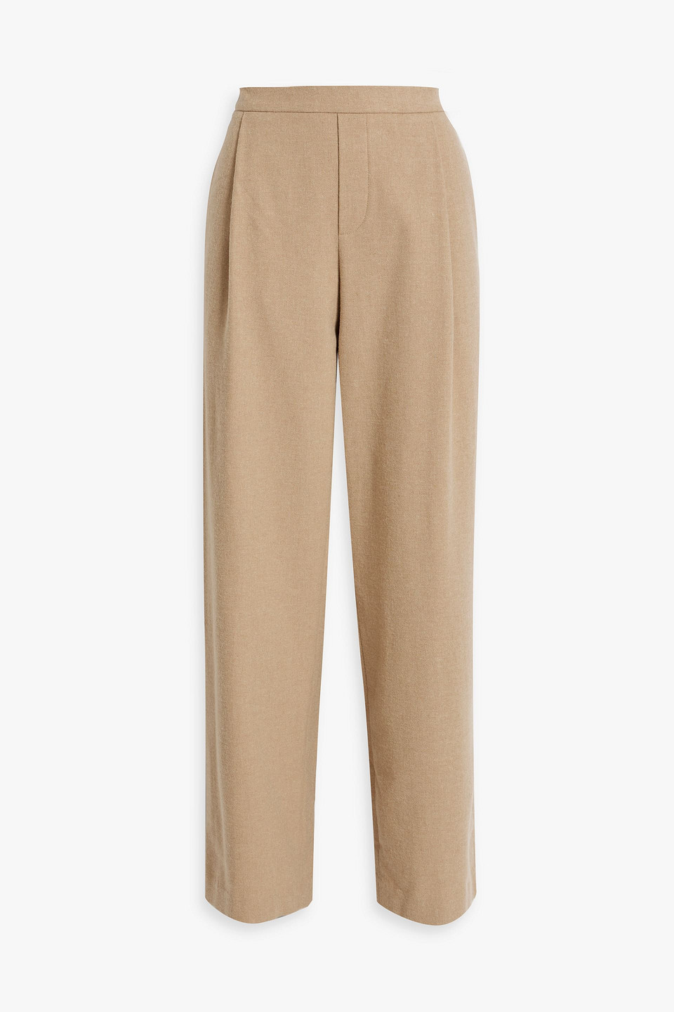 . Twill straight-leg pants