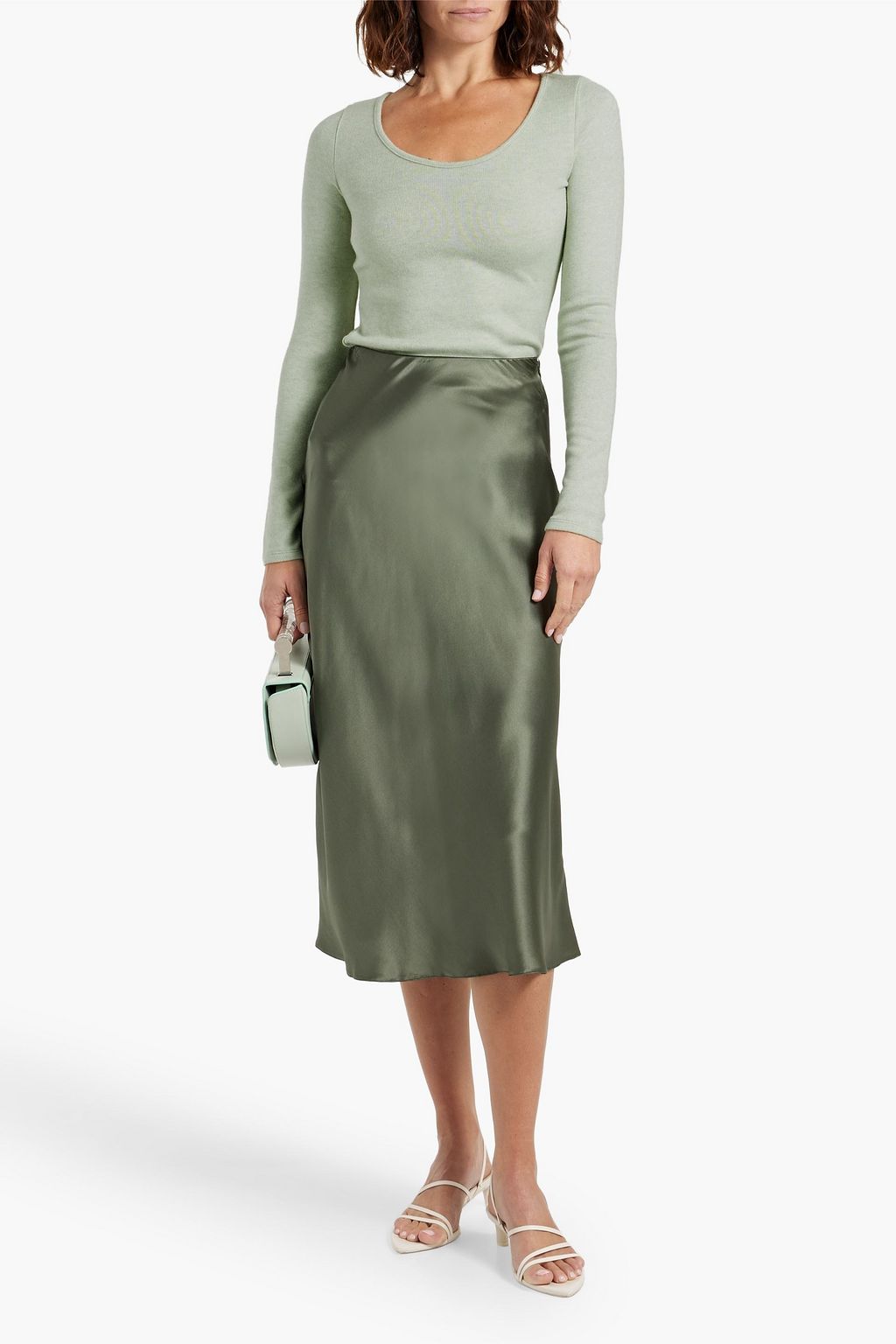 VINCE. Mélange knitted sweater