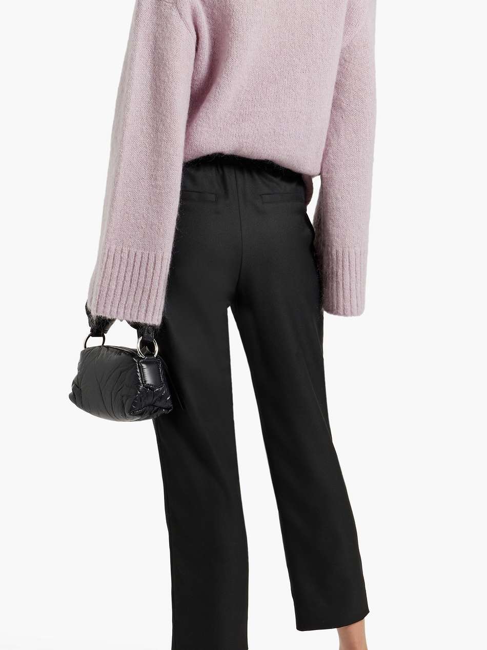 remi cropped twill tapered pants