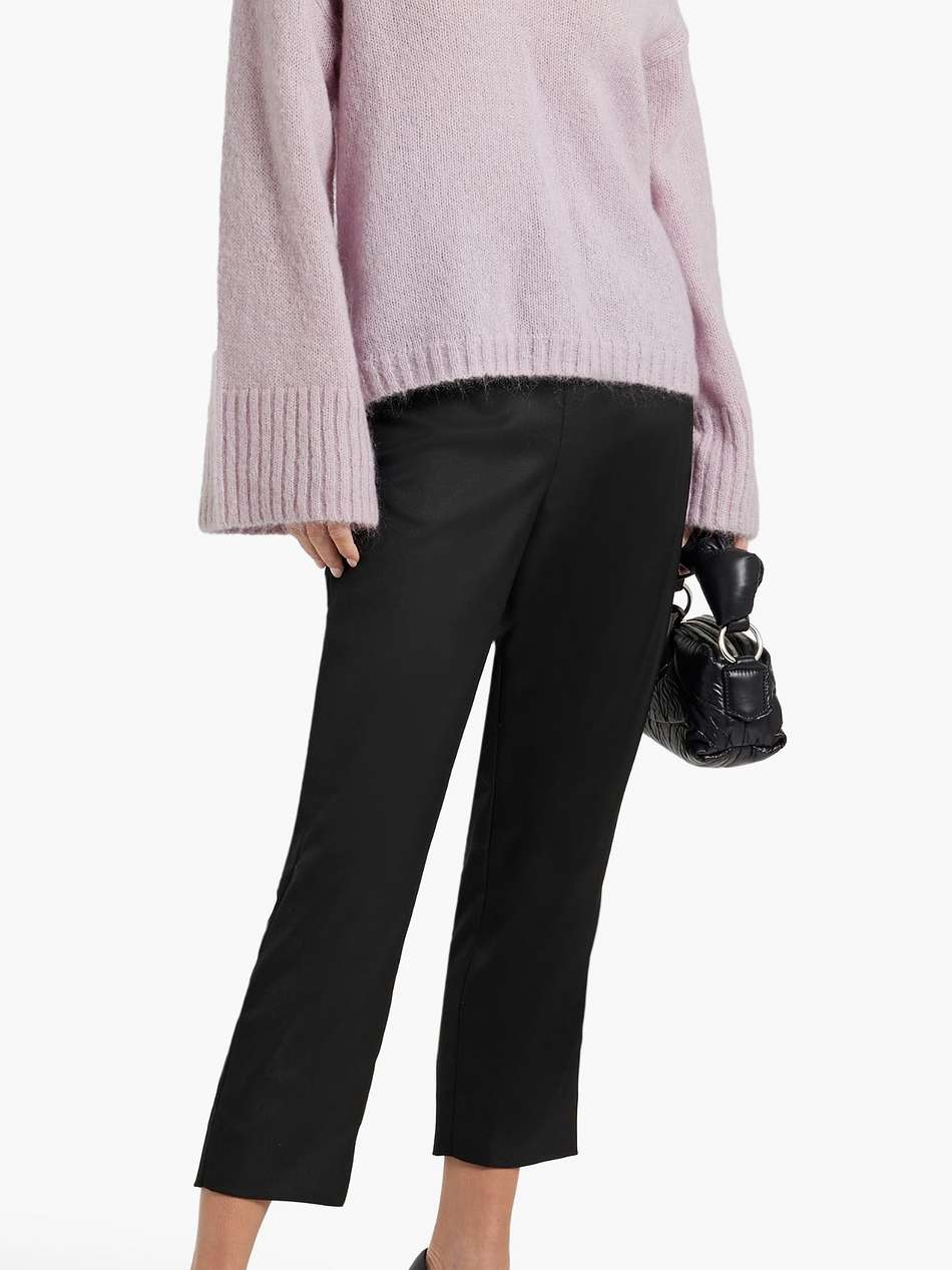 remi cropped twill tapered pants