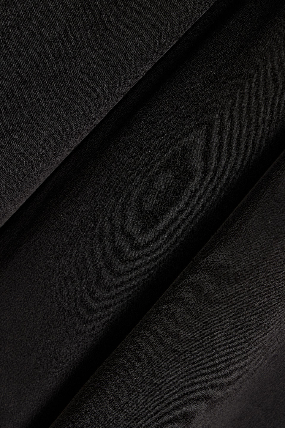 Shop By Malene Birger Gathered Silk Blouse In Black
