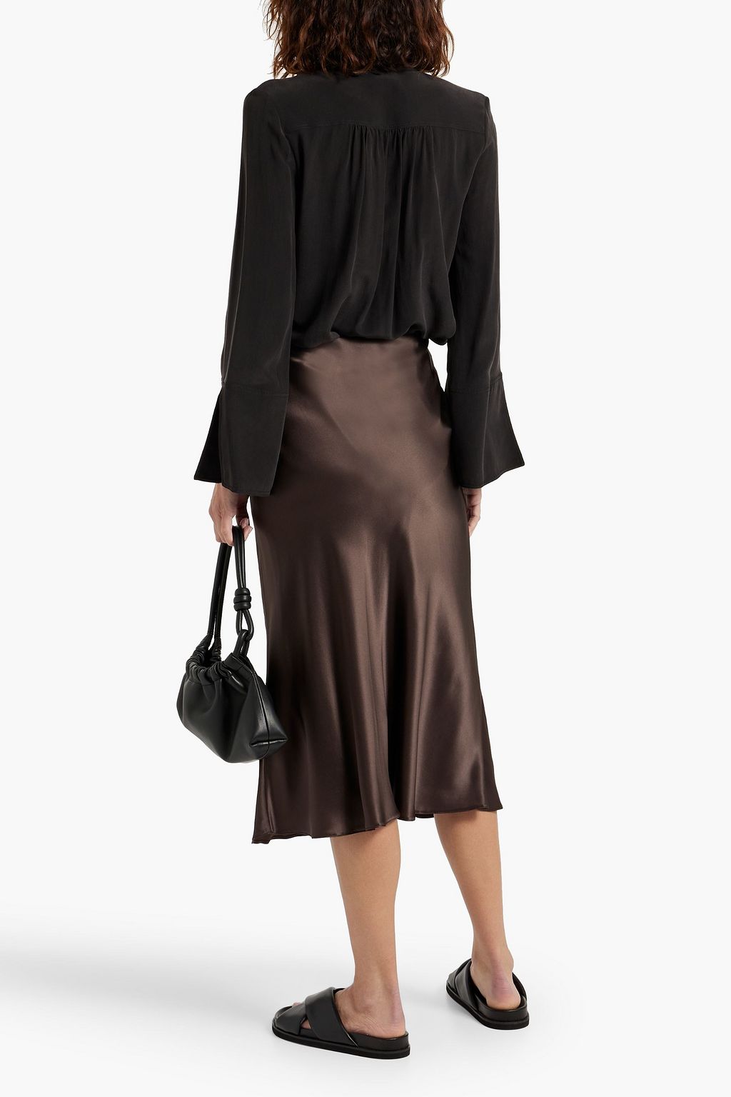 BY MALENE BIRGER Gathered silk blouse