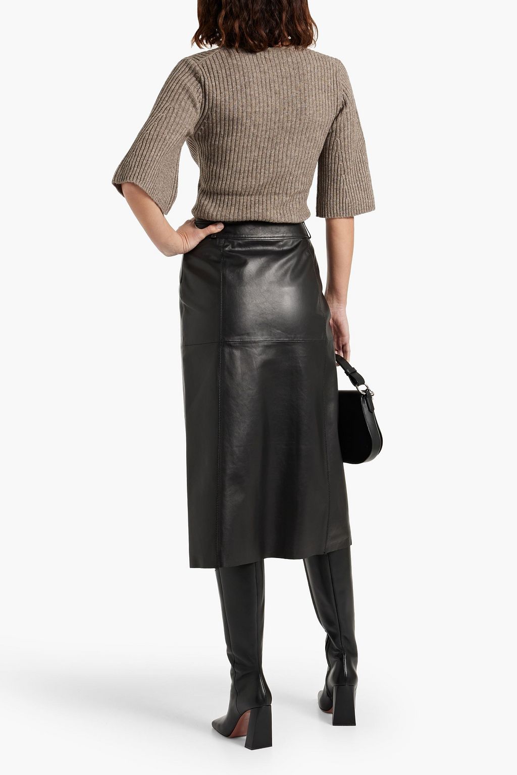 BY MALENE BIRGER Remona ribbed wool and yak-blend top