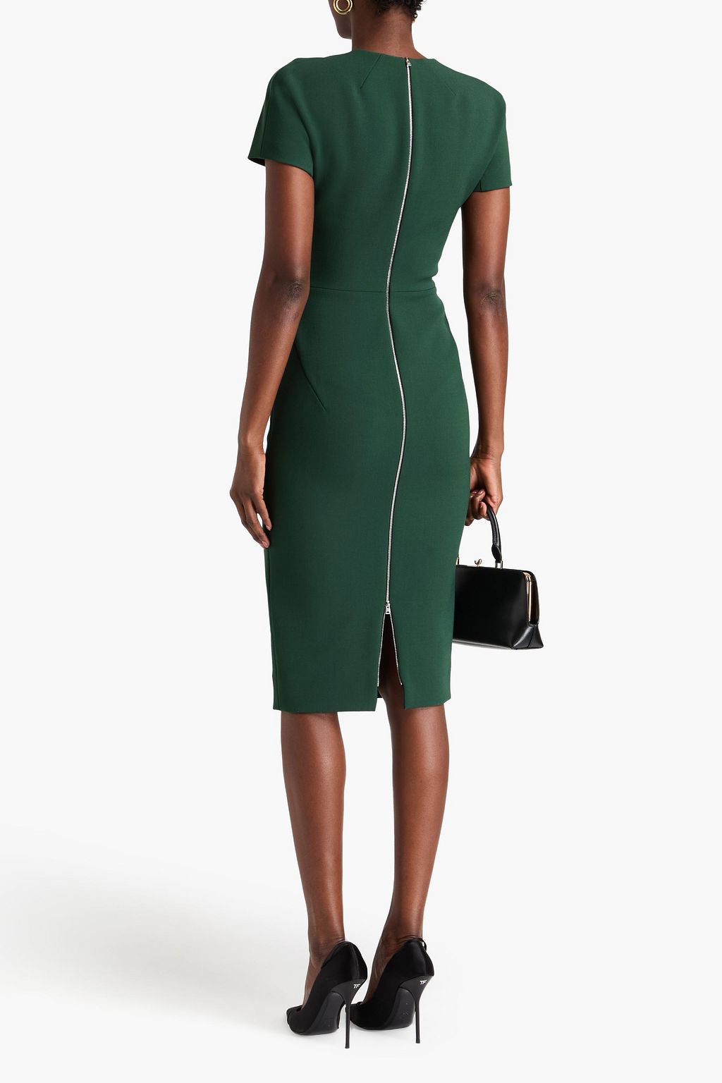 VICTORIA BECKHAM Crepe midi dress