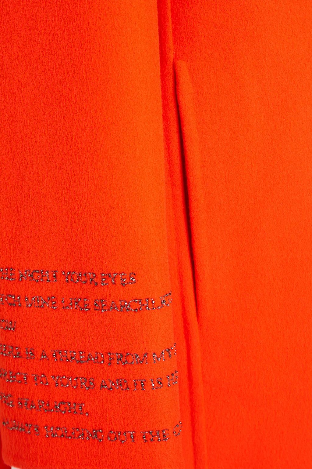 VALENTINO GARAVANI Wool and cashmere-blend felt coat