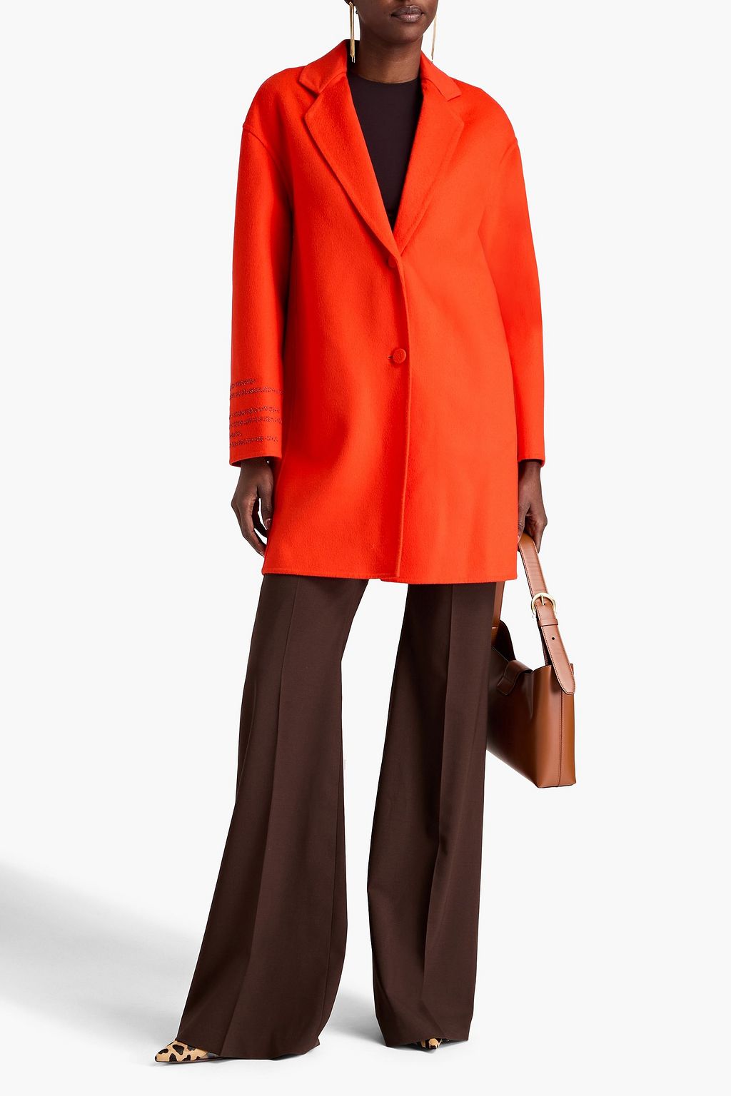 VALENTINO GARAVANI Wool and cashmere-blend felt coat