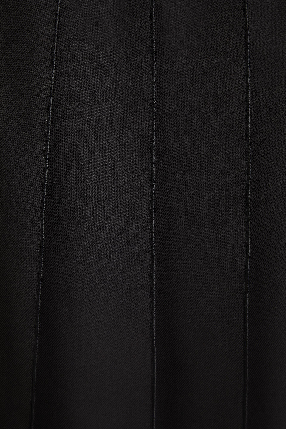VICTORIA BECKHAM TWO-TONE PLEATED SILK SKIRT 