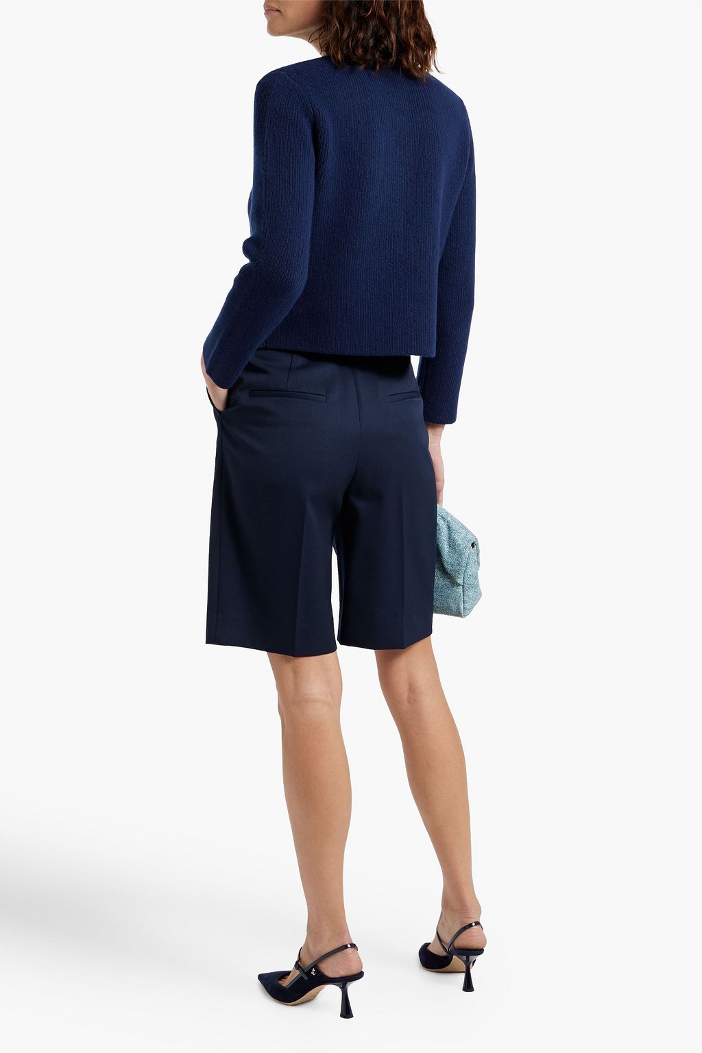THEORY Wool and cashmere-blend cardigan