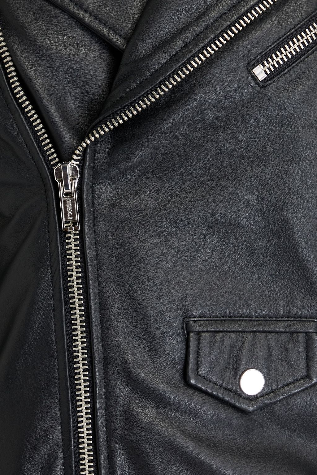 DEADWOOD River leather biker jacket