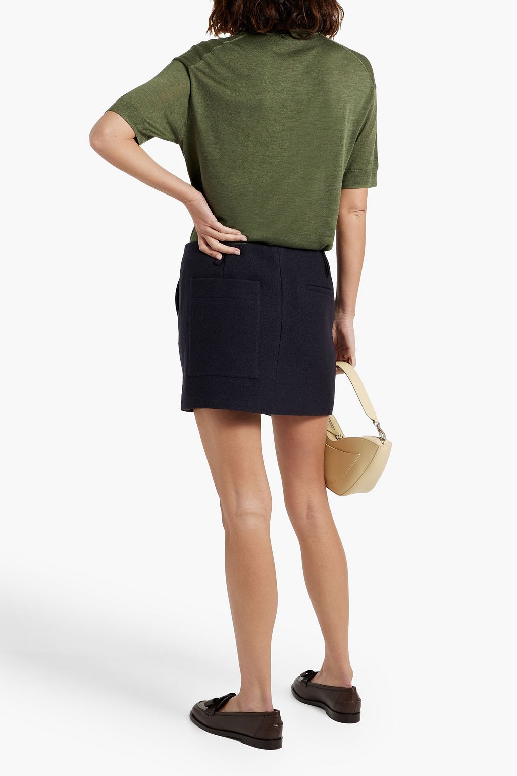 THEORY Silk-blend top