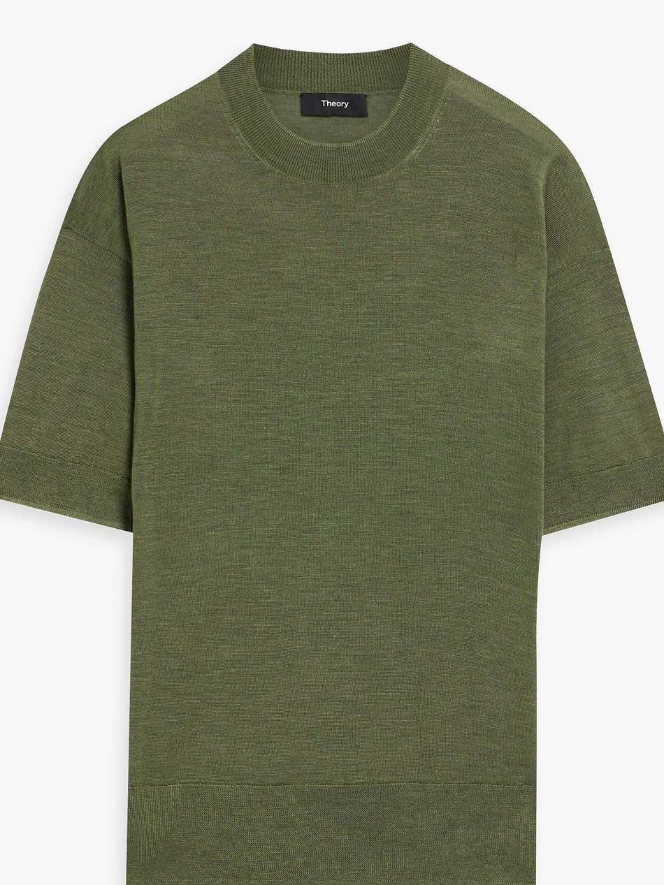 silk-blend top