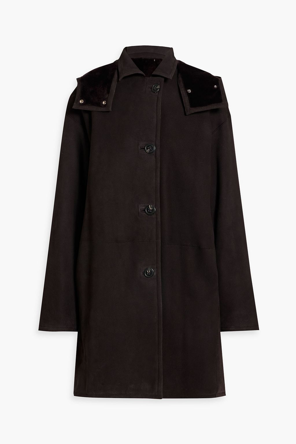 Fully reversible theorist coat outlet