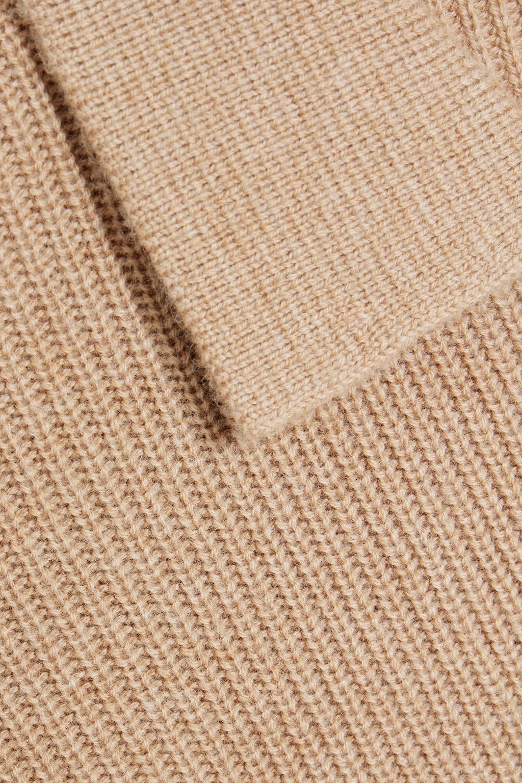 THEORY Ribbed merino wool and cashmere-blend cardigan