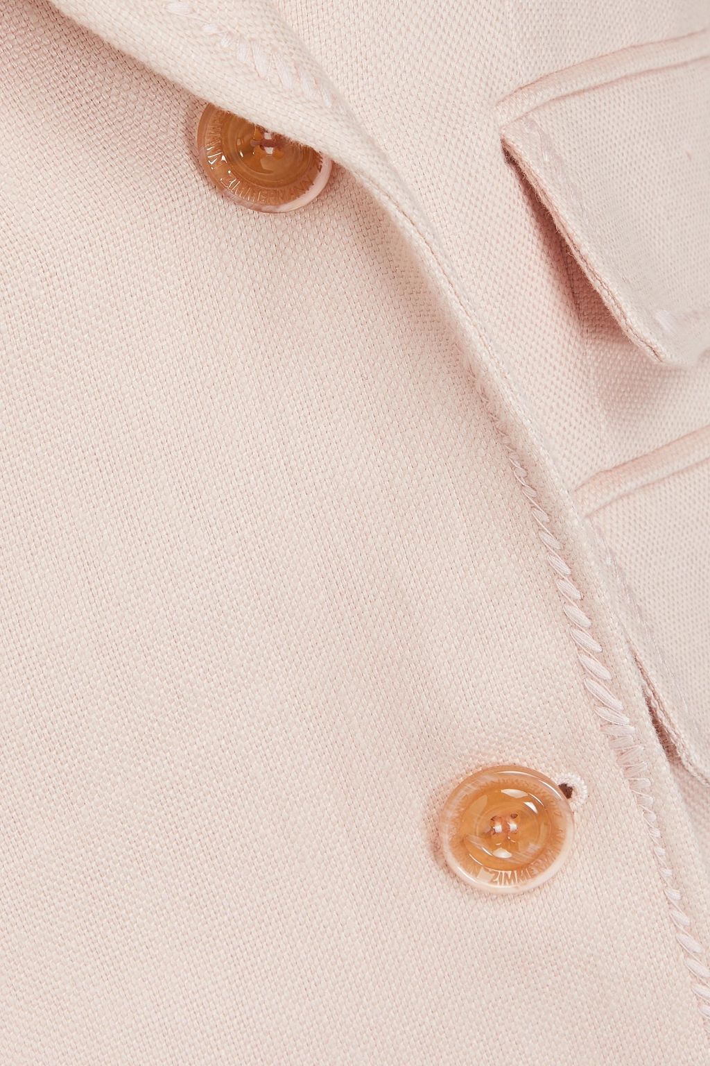 ZIMMERMANN بليزر من الكتّان بصفين من الأزرار