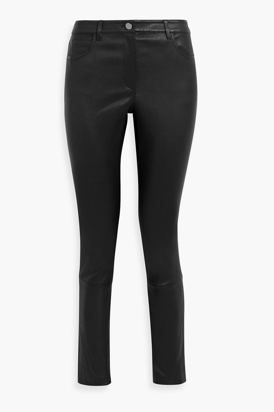 Leather skinny pants