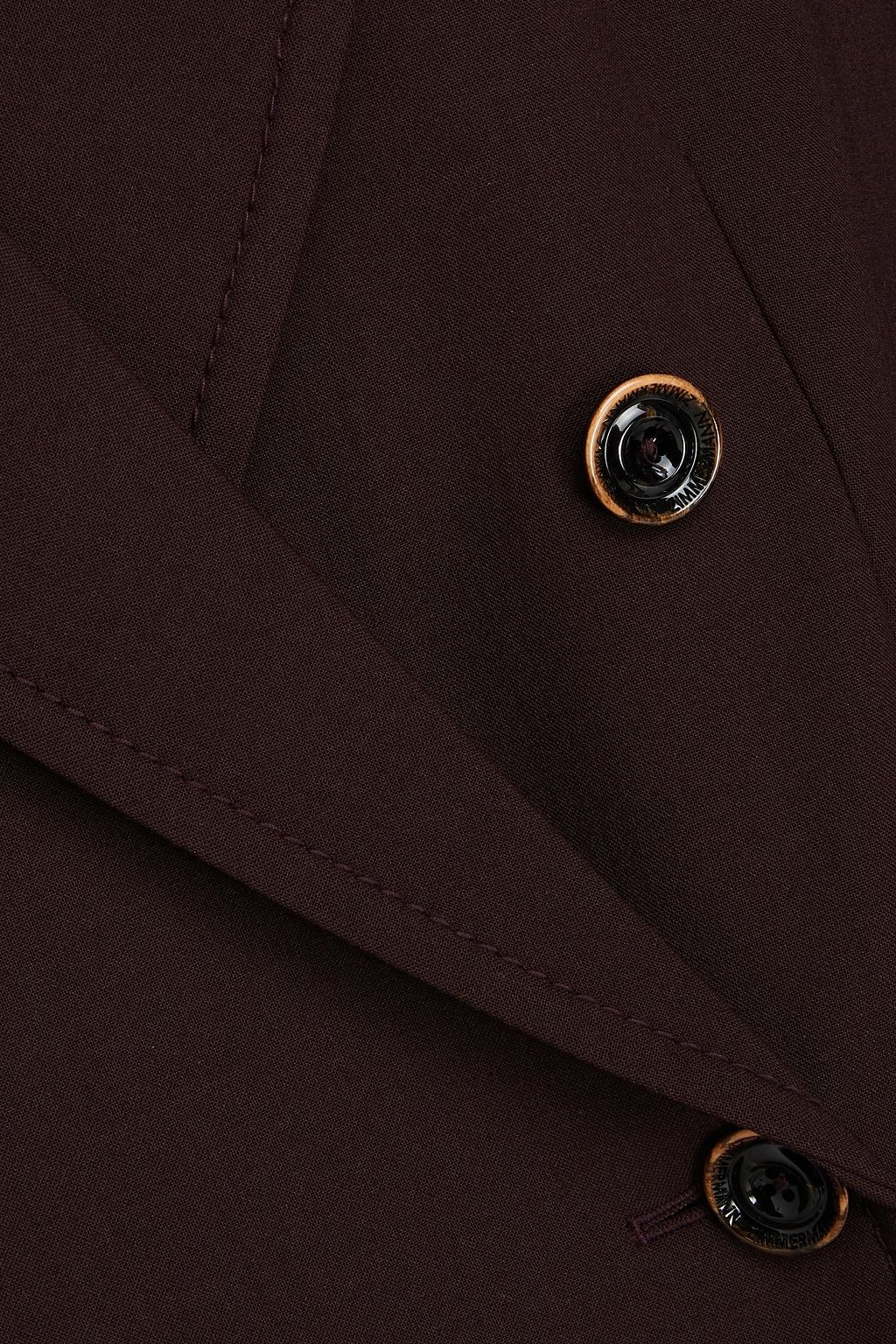 ZIMMERMANN Double-breasted crepe blazer