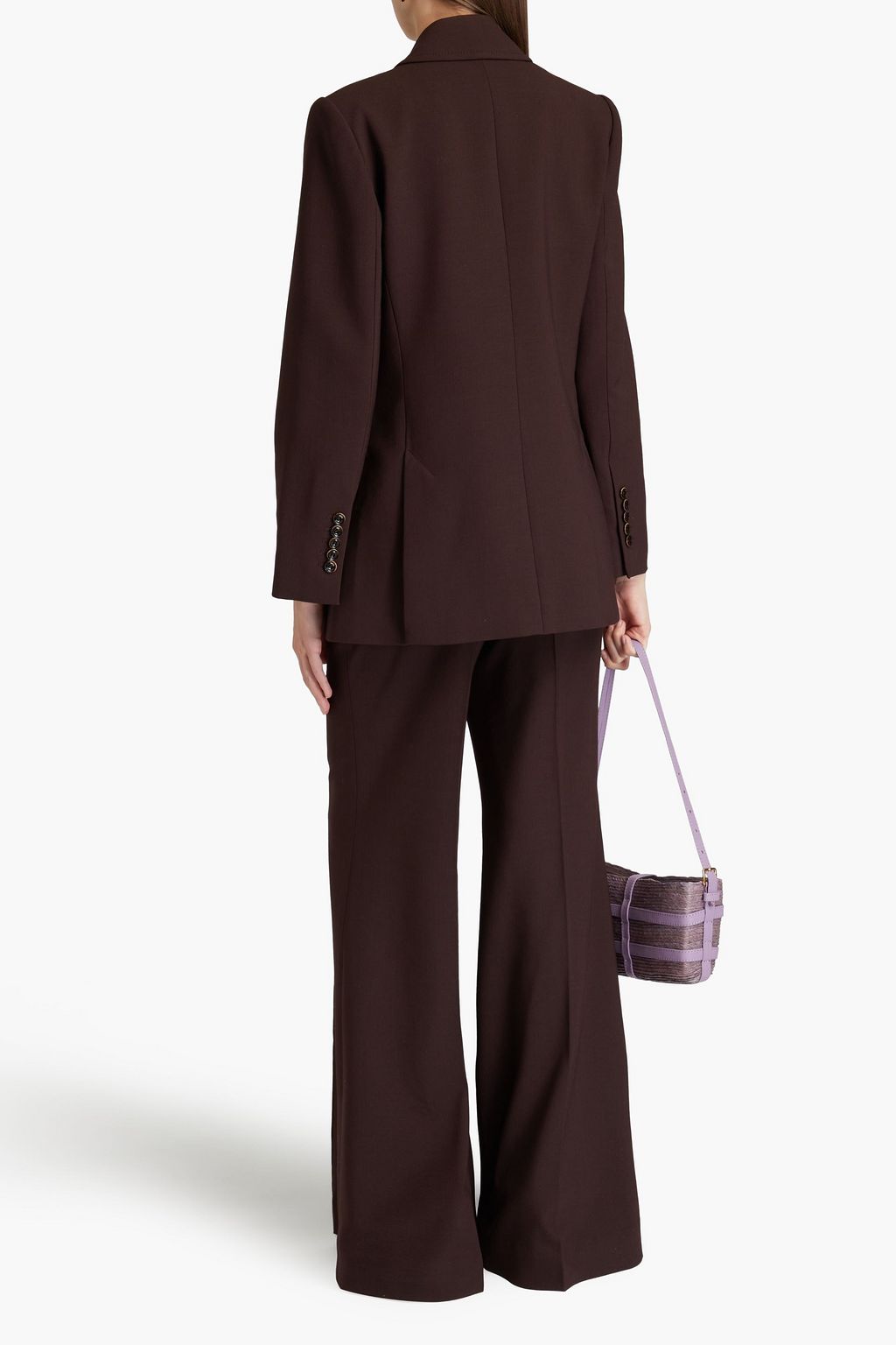 ZIMMERMANN Double-breasted crepe blazer