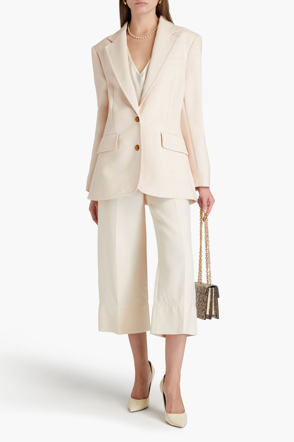 ZIMMERMANN Wool-blend crepe blazer