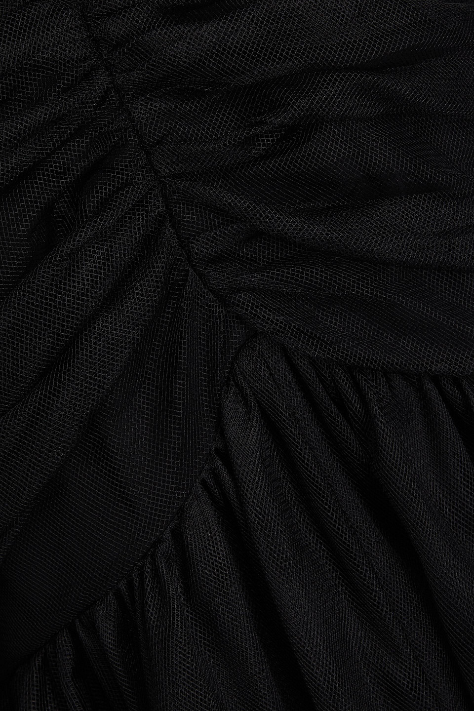 Zimmermann Tulle Midi Dress In Black