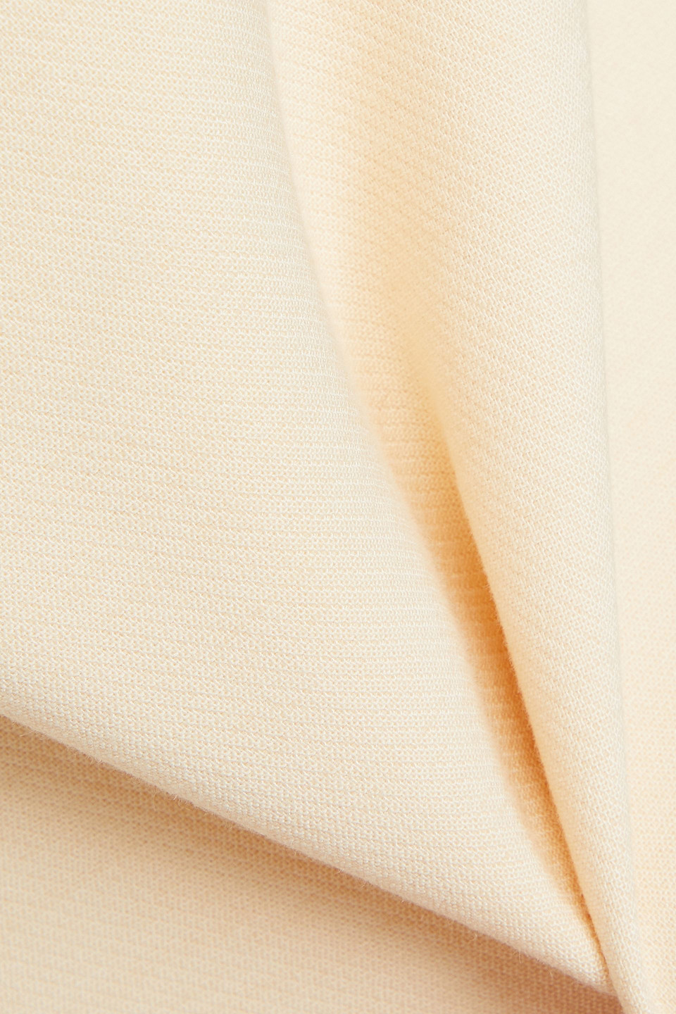 KHAITE TATE BUTTON-DETAILED WOVEN MINI DRESS