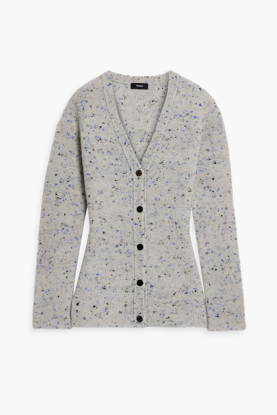 Donegal bouclé-knit merino-wool blend cardigan