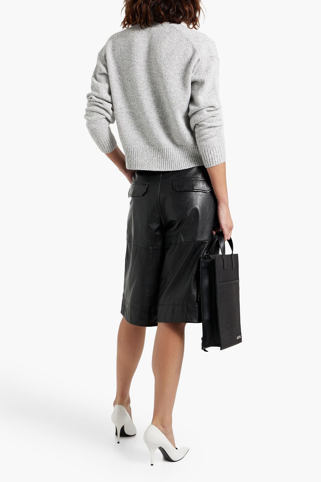 THEORY Marled knitted cardigan