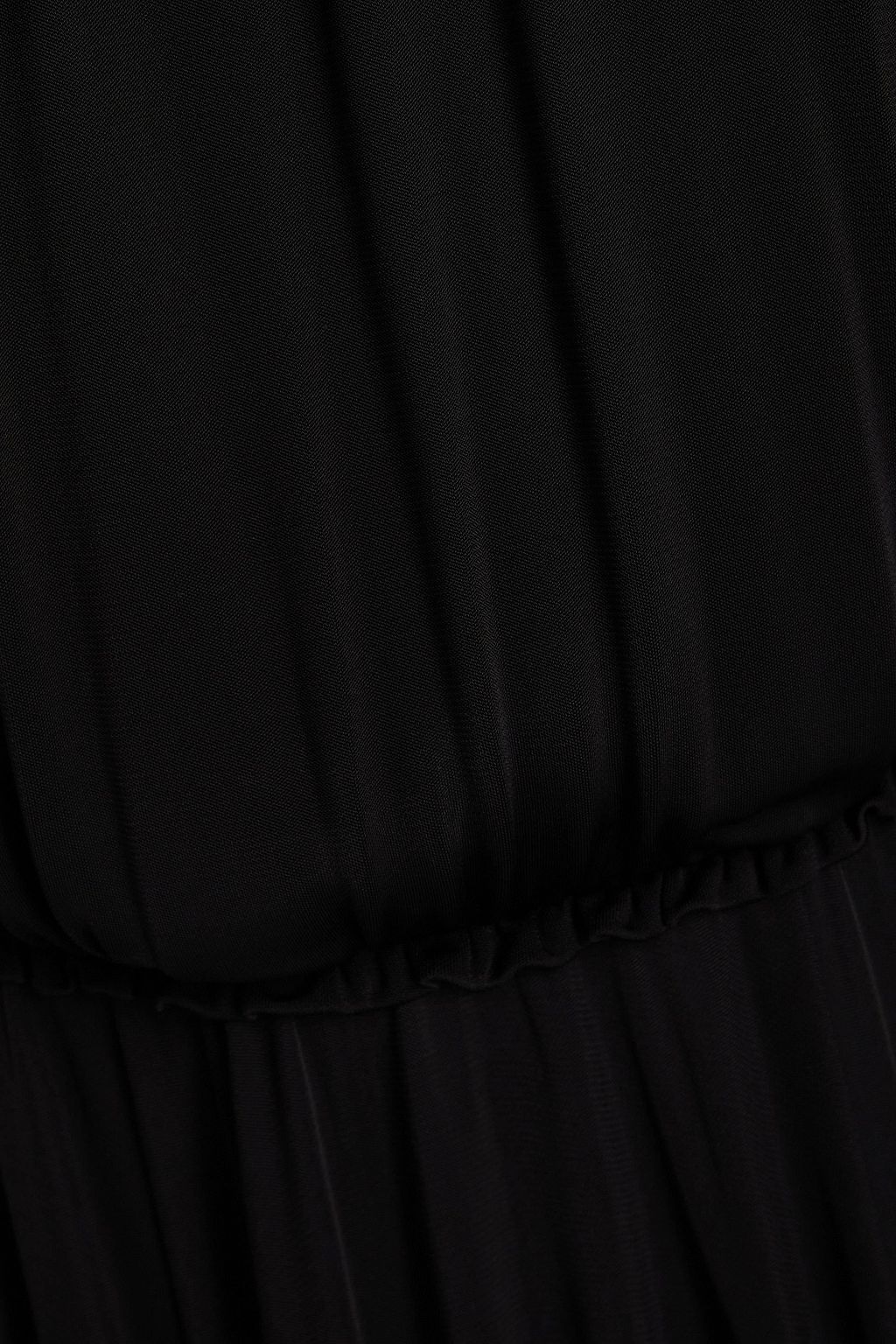 VALENTINO GARAVANI Gathered jersey midi dress