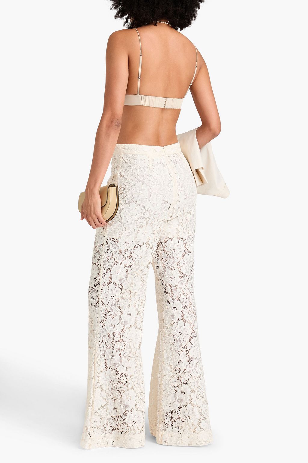 ZIMMERMANN Corded lace flared pants