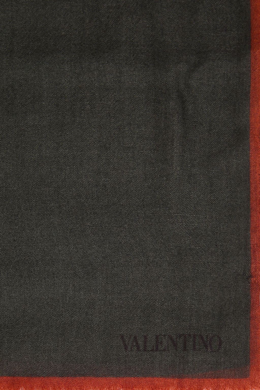 VALENTINO GARAVANI Printed cashmere and silk-blend scarf