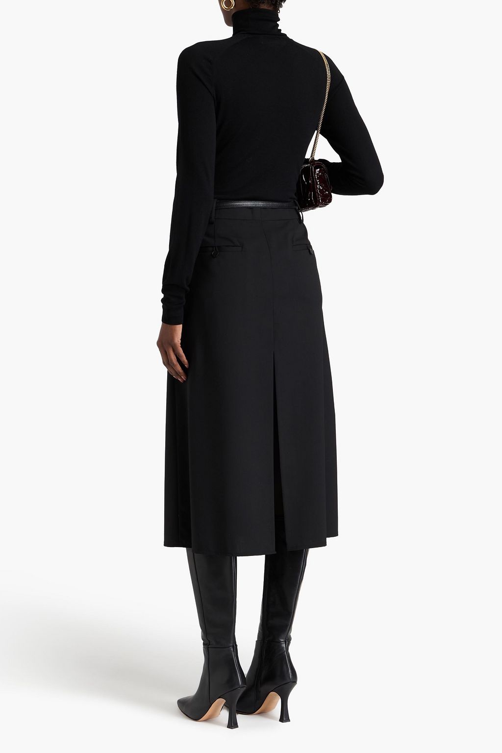 VICTORIA BECKHAM メリノウール タートルネック ボディスーツ