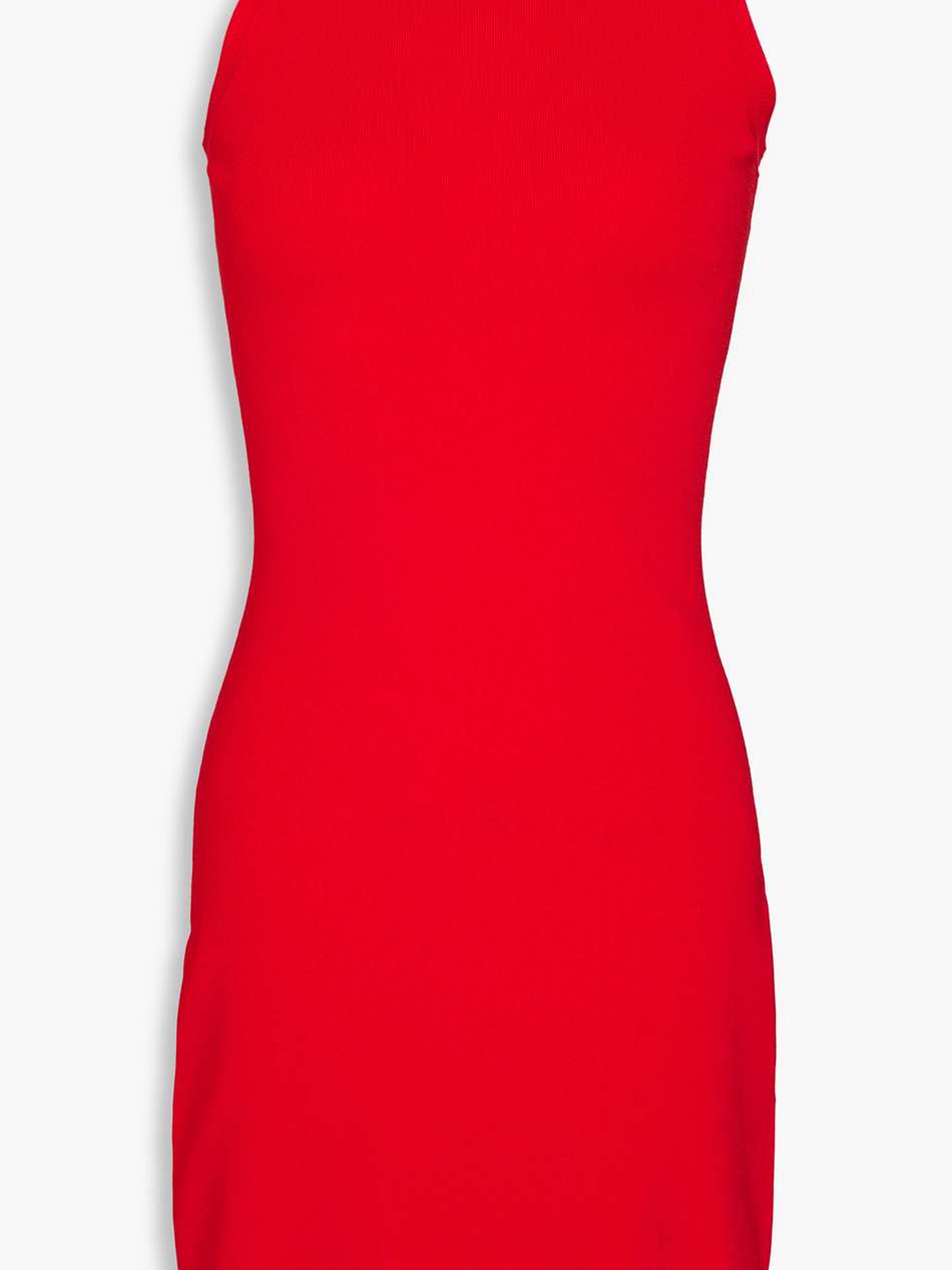 stretch-knit mini dress