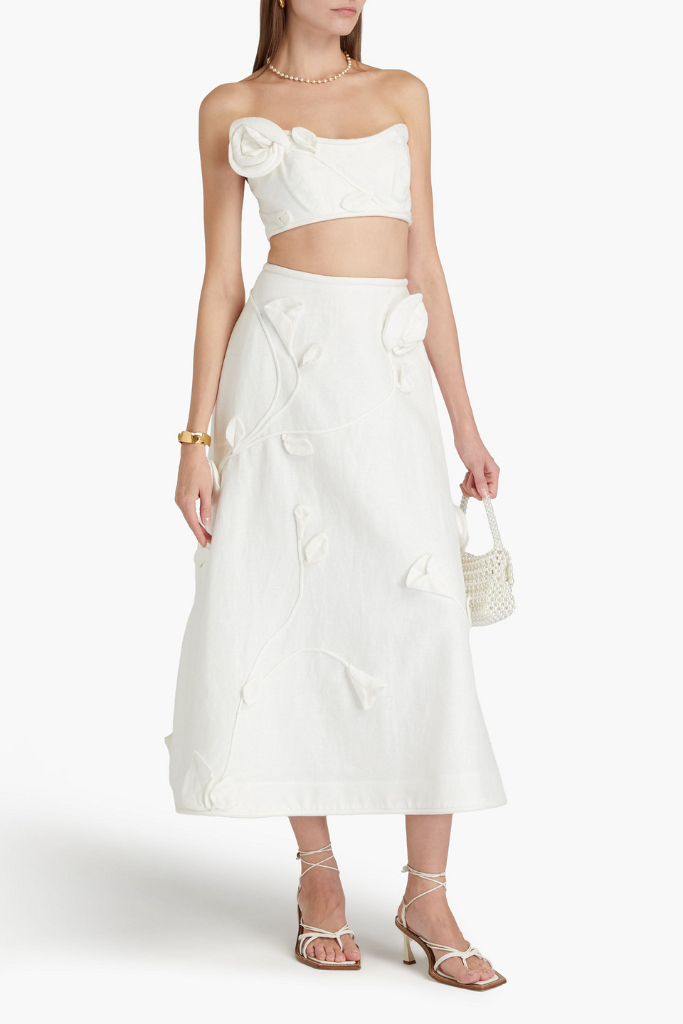 Zimmermann Matchmaker Rose Top In Weiss