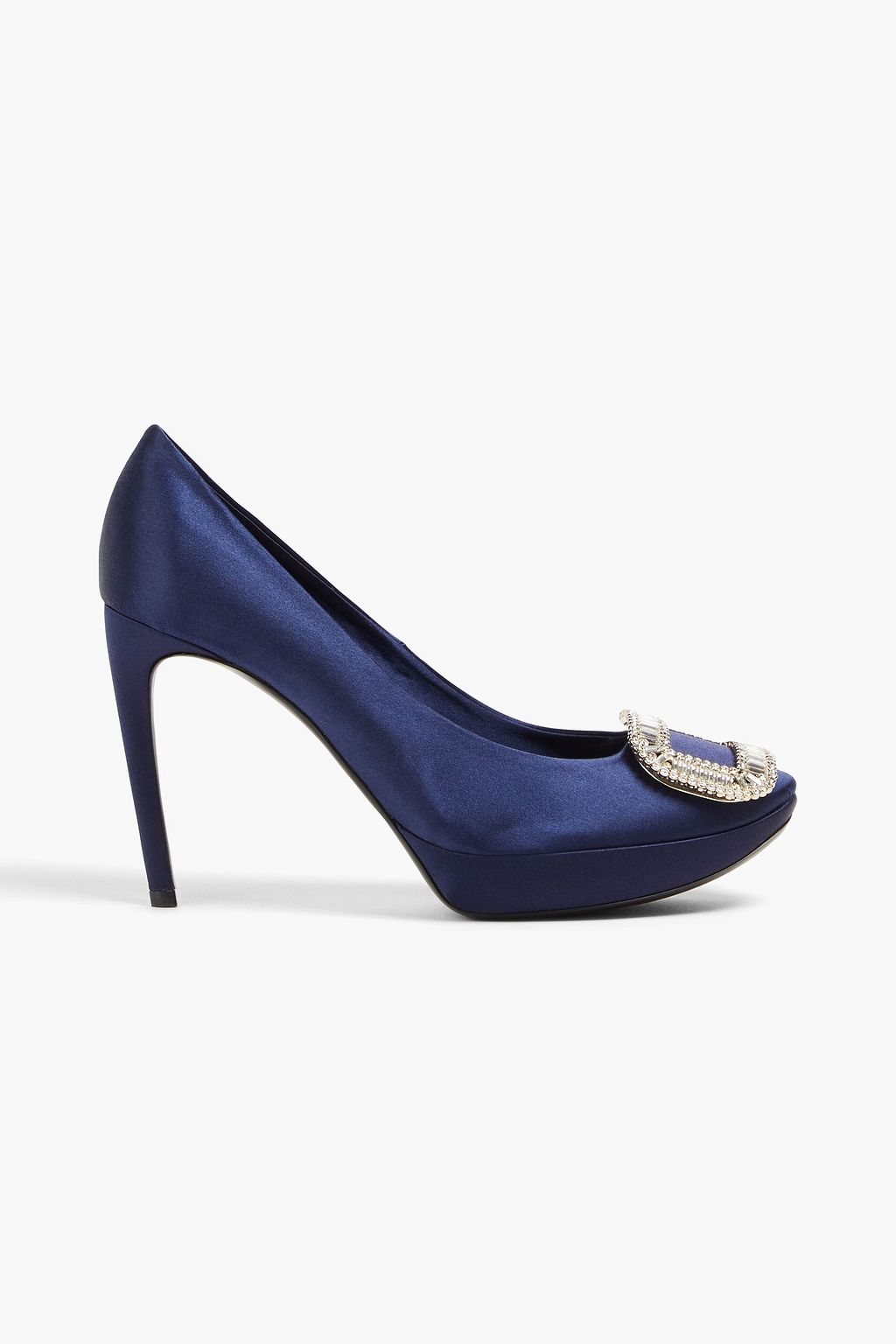 Navy platform pumps shop
