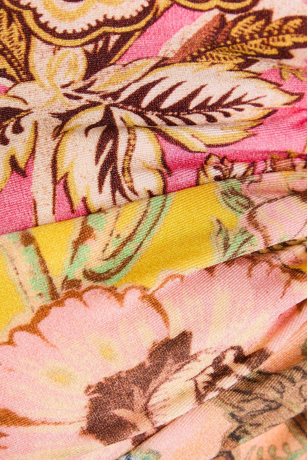 ZIMMERMANN Bandeau-Bikini-Oberteil mit Print