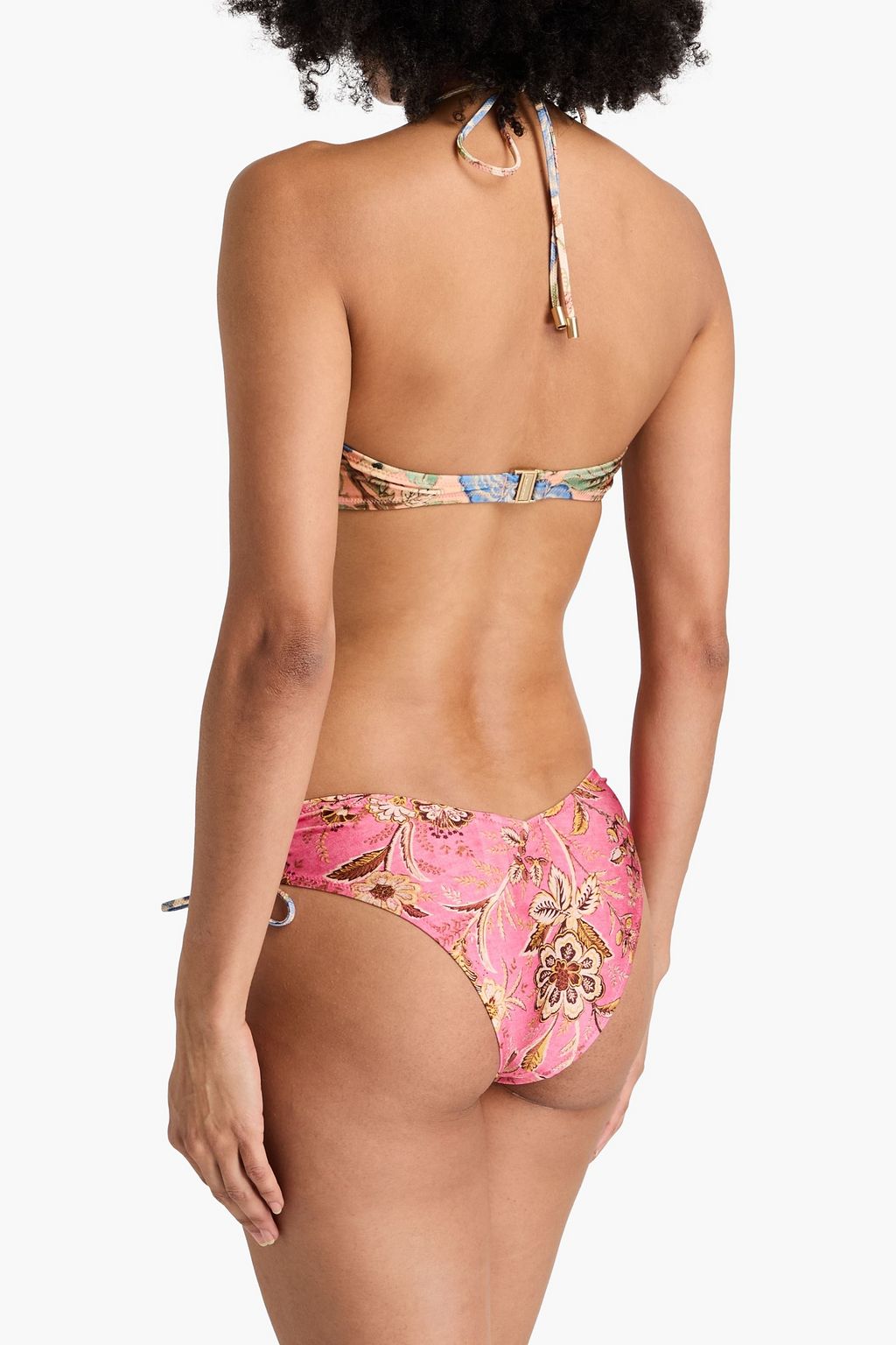 ZIMMERMANN Bandeau-Bikini-Oberteil mit Print
